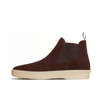 Loro Piana Ultimate Walk Ankle Length Chelsea Boots Men's Umber