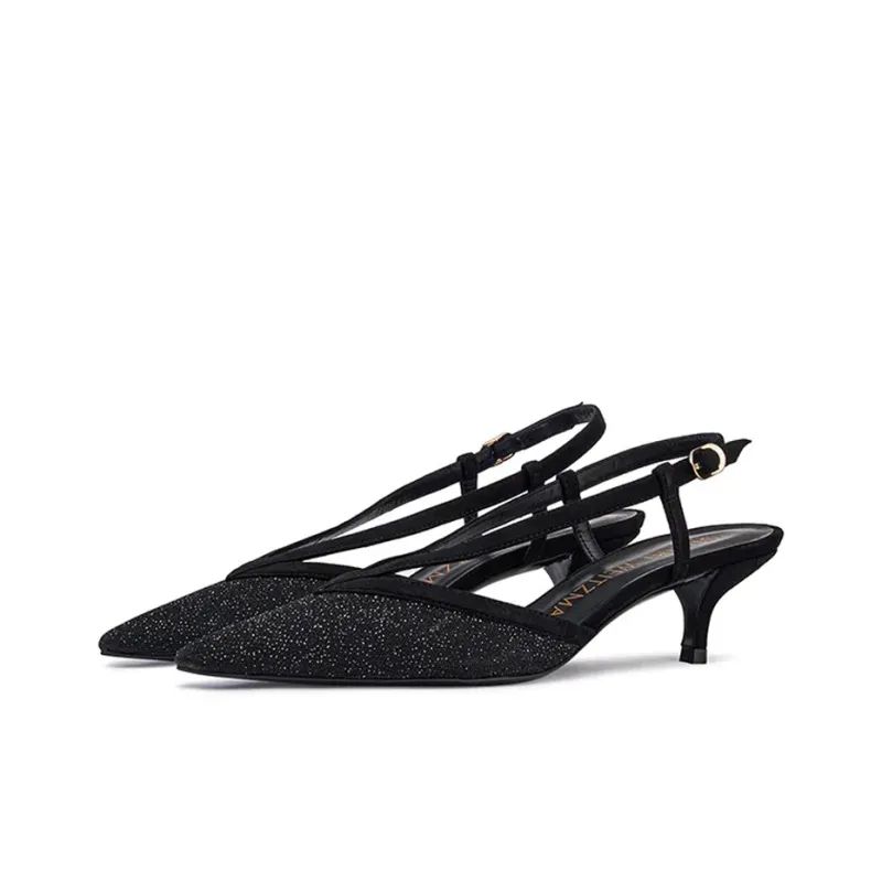 stuart weitzman Noche 50mm Slingback Pumps-2