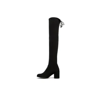 Stuart Weitzman/SW Tieland Knee high Boots 7cm Women's Black