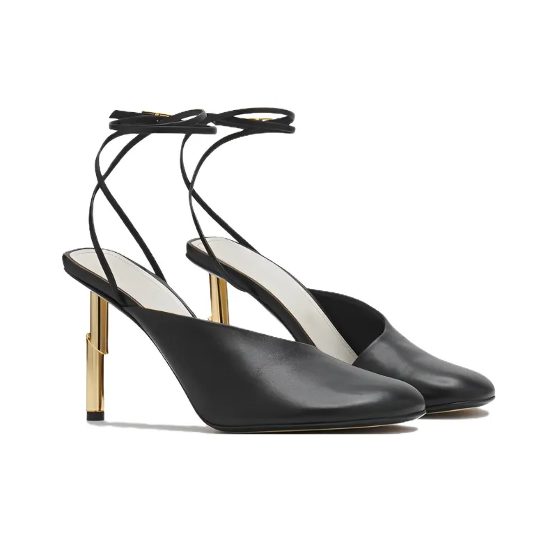 Lanvin Sequence 105mm Lace-up Pumps-1