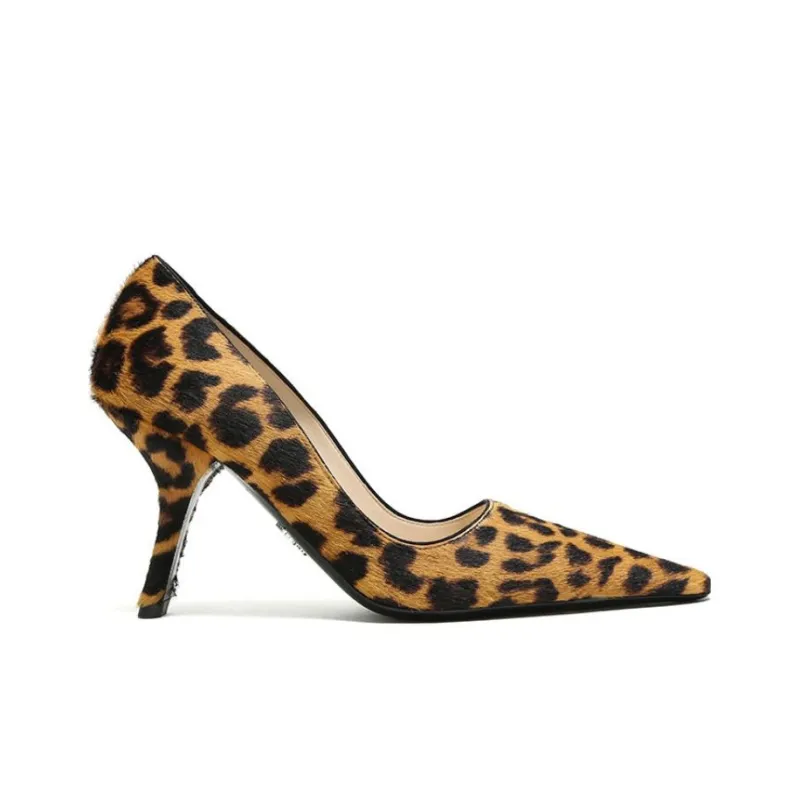PRADA Satin Pumps 'Leopard' Women's-1