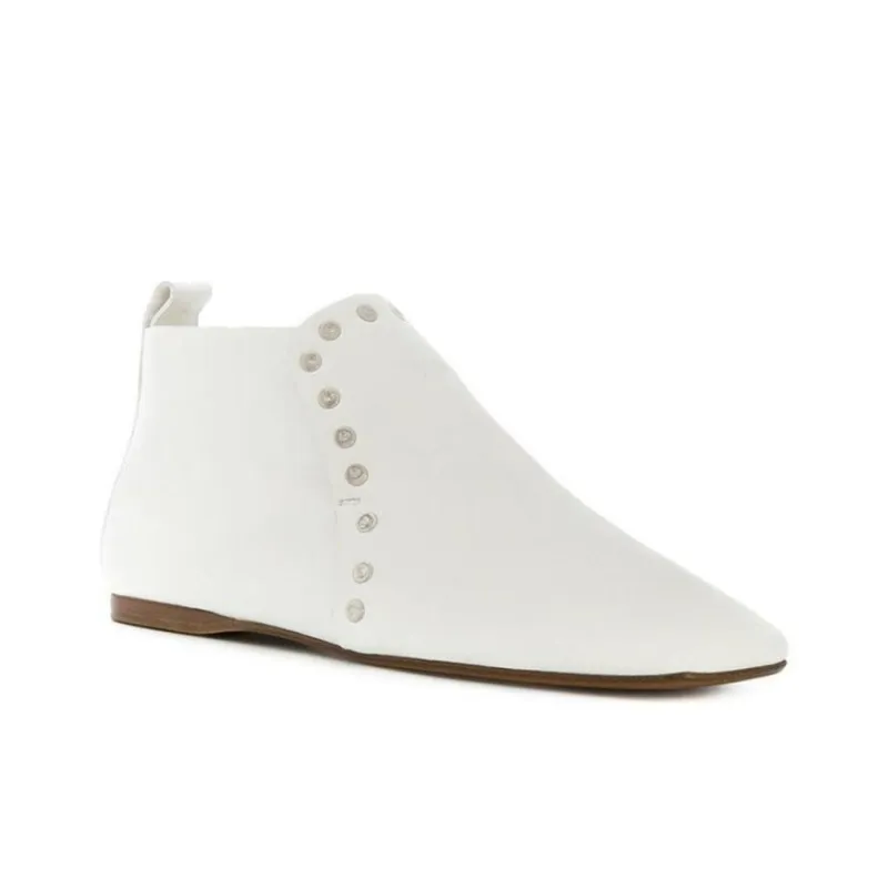 CELINE Ankle Boots Women's White-1