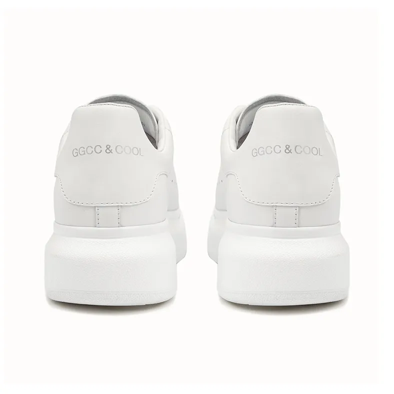 GG CC Skateboard Shoes Women's Low Top White-8