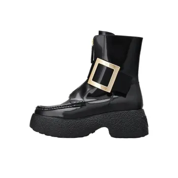 Roger Vivier Viv' Rangers Ankle Boots Women's Black