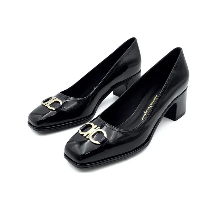 Ferragamo High Heels Women's Low-Top Black-2