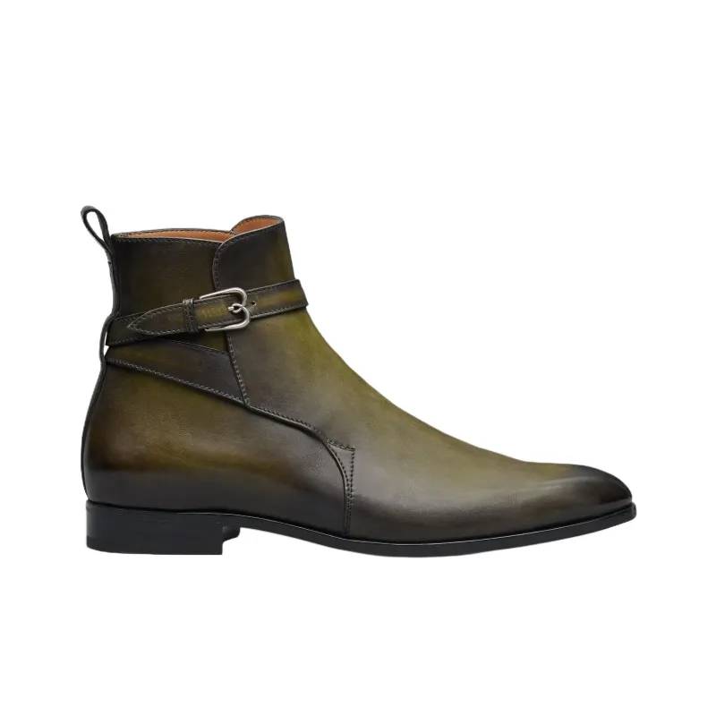 BERLUTI B Volute Ankle Boots Men's Green-1