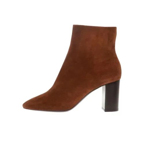 SAINT LAURENT Ankle Boots Women's Brown