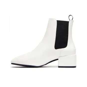 Stuart Weitzman/SW Accordion Chelsea Bootie Chelsea Boots Women's White