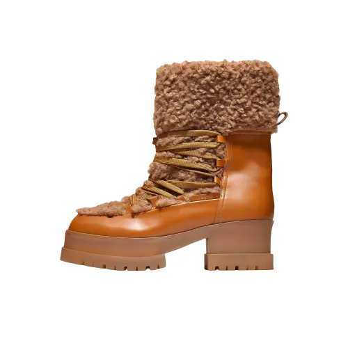 CLERGERIE WYON Bottines Ankle Boots 6cm Women's Orange