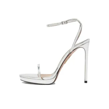 AQUAZZURA Olie Plateau 115mm Leather Sandals Women's