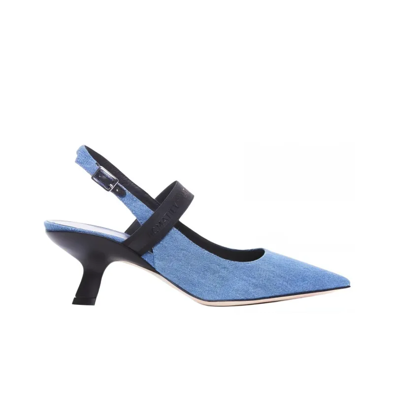 Vic Matie Pointed-Toe Slingback Pumps-1