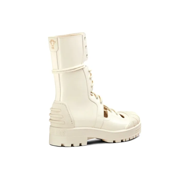 DIOR DiorIron Ankle Boots Women's White-3