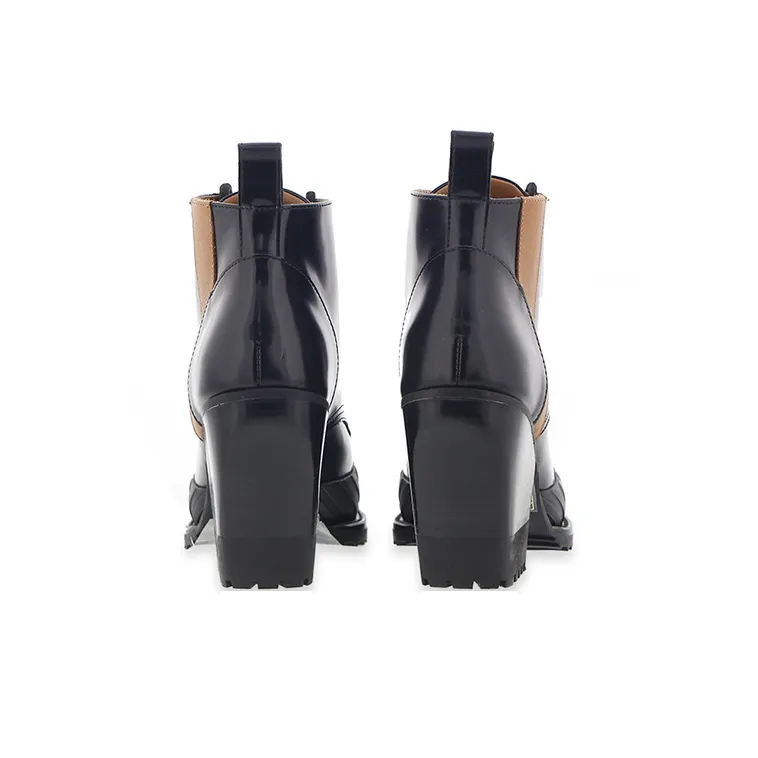 Chloe Ankle Boots 10cm Women's Black-4