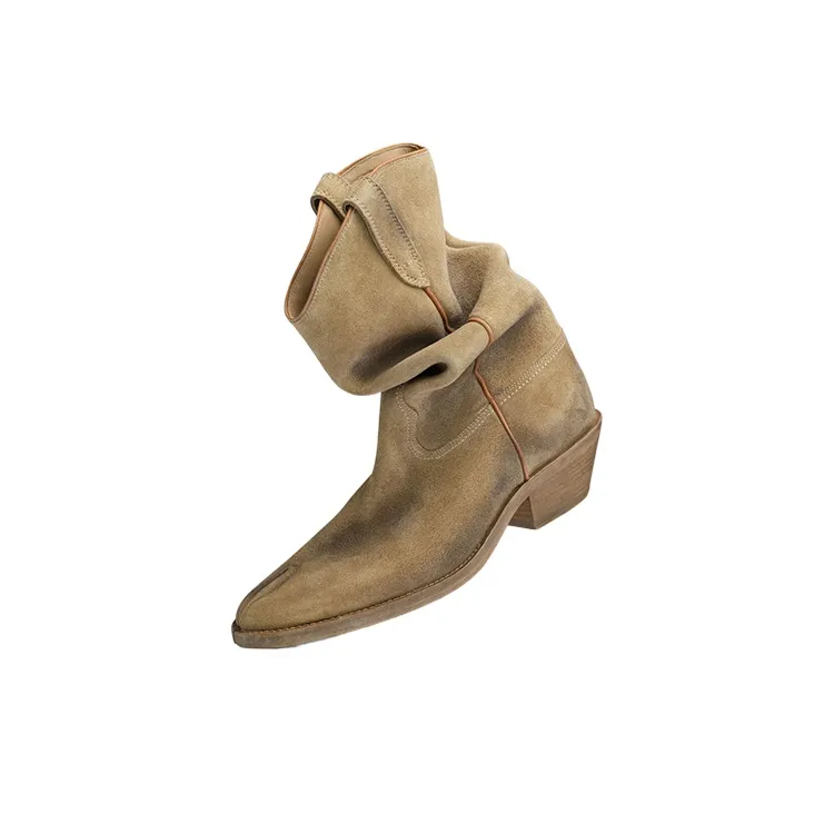 Maison Margiela Tabi 55mm Slouchy Western Boots-2