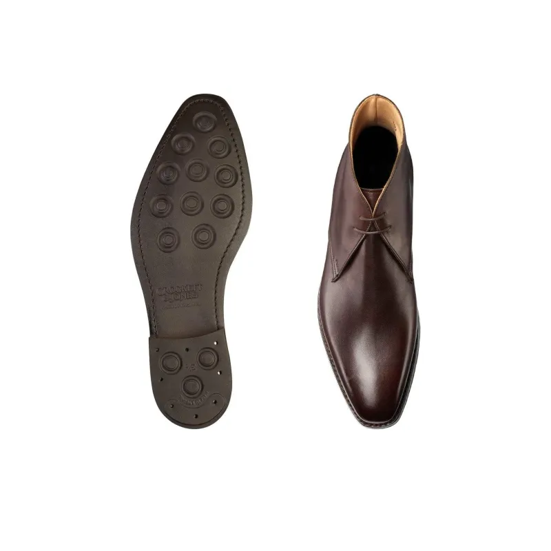 CROCKETT & JONES Tetbury Ankle Boots Men's Dark Brown-3