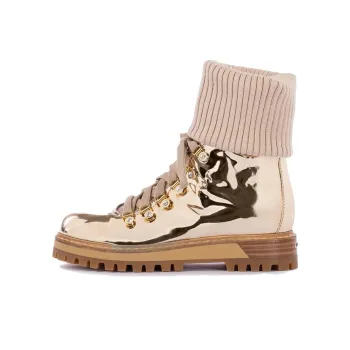 Le Silla St. Moritz Ankle Boots 4cm Women's Gold Brown