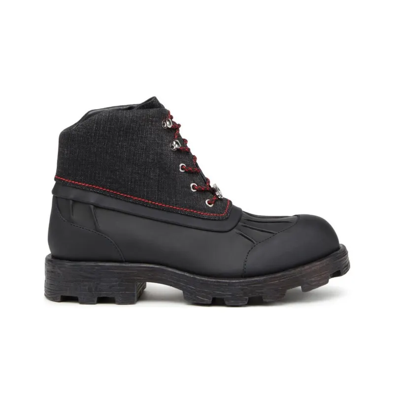 DIESEL D-Hammer Ankle Boots Men's Black-1