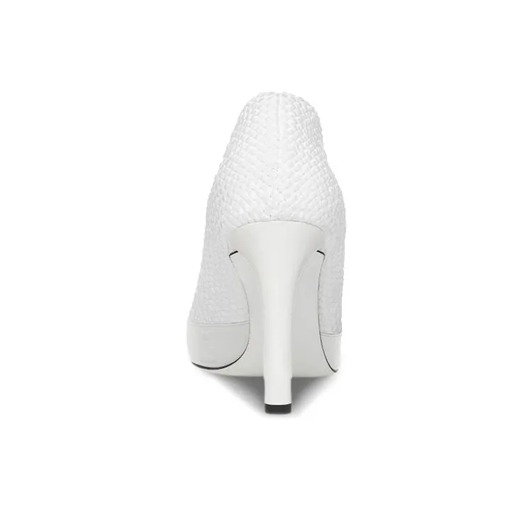 FENDI High Heels Women's White-4