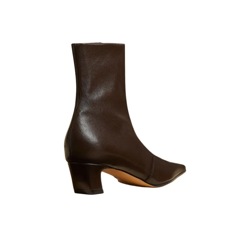 KHAITE Nevada Square Toe Boots Women's-3