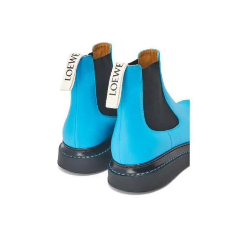 LOEWE Chelsea Boots Men's Blue Black-4