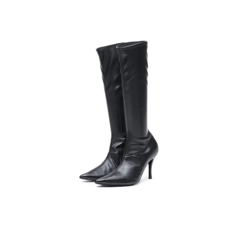 DIESEL D-Venus Kbt Knee-high Boots Women's Black-4