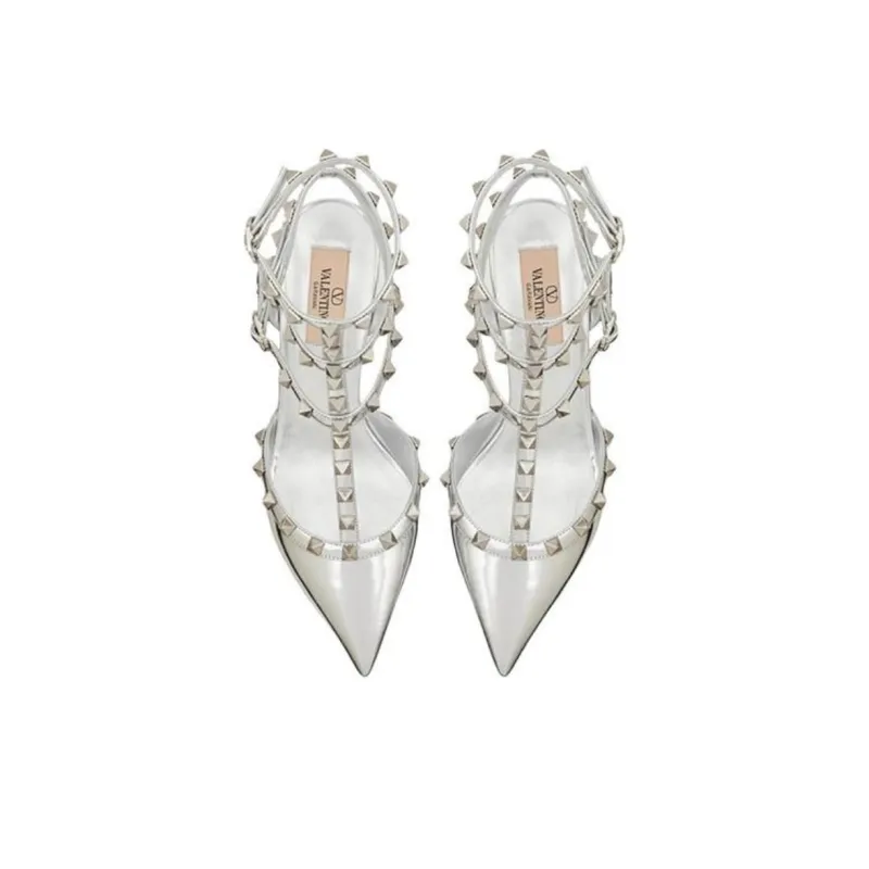 Valentino Garavani Rockstud Mirror-Effect Pumps-3