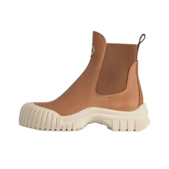 LOUIS VUITTON Ruby Short Chelsea Boots Women's Brown
