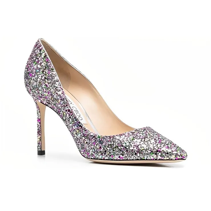 Jimmy Choo ROMY Slim Heel High Heels Women's Multicolor-1