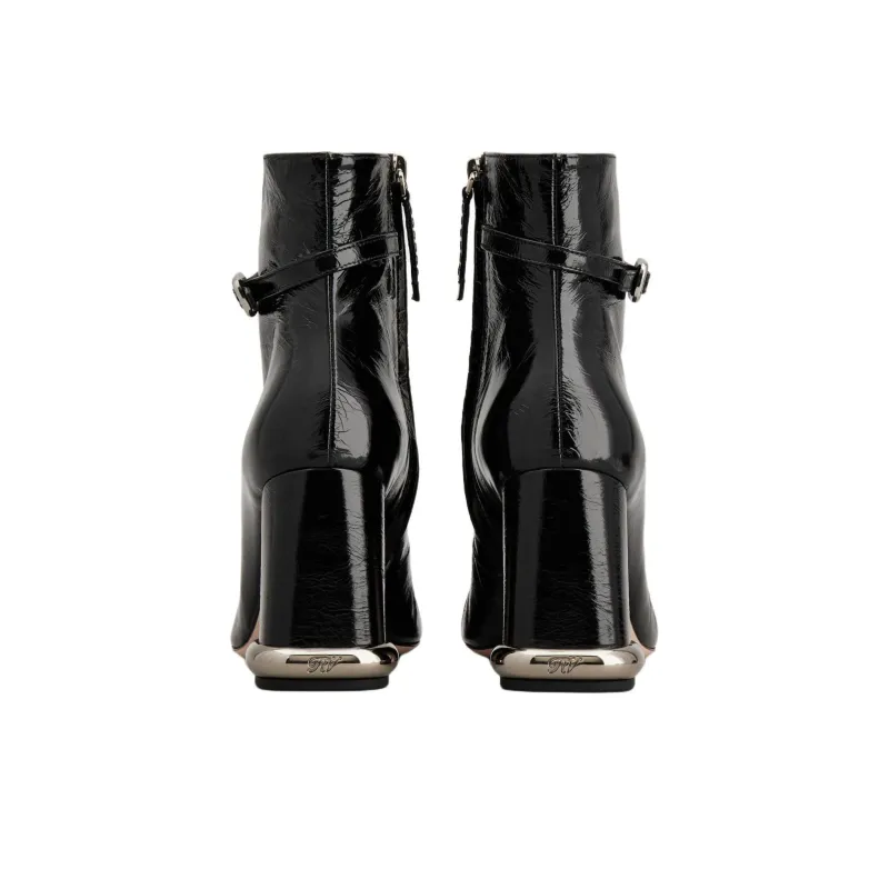 Roger Vivier Viv Podium Ankle Boots 8.5cm Women's Black-5