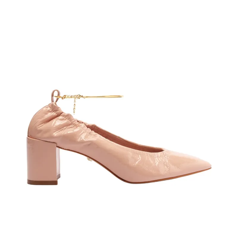 Schutz Bethany Chunky Heel High Heels 6.3cm Women's Pink-1
