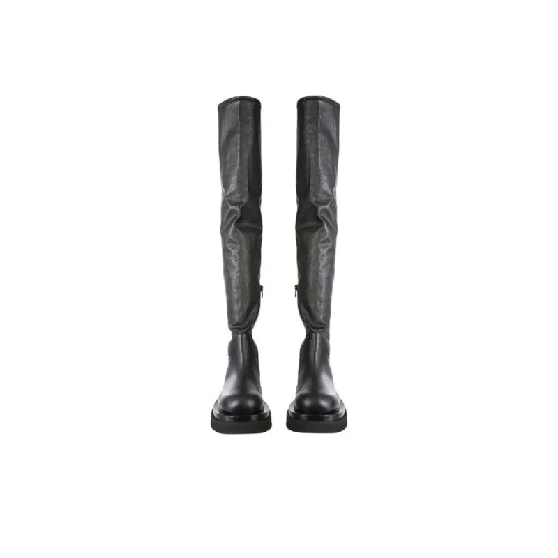 Bottega Veneta BV Knee high Boots Women's Black-2