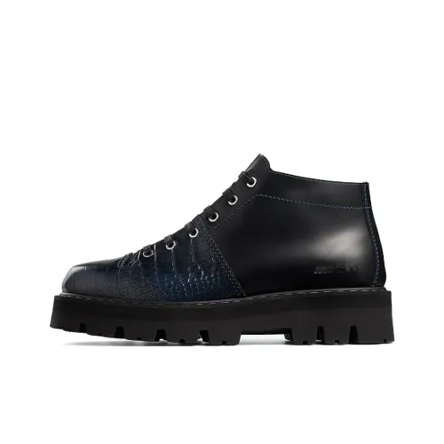 Jimmy Choo Fashion Ankle Boots Men's Black Blue