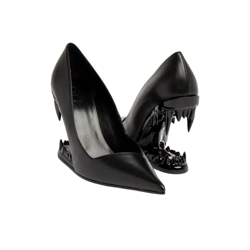 GCDS Morso 110mm Leather Pumps-3