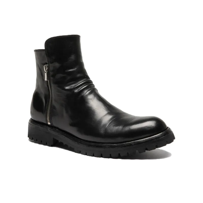 Officine Creative Ikonic Ankle Boots Men's Black-2