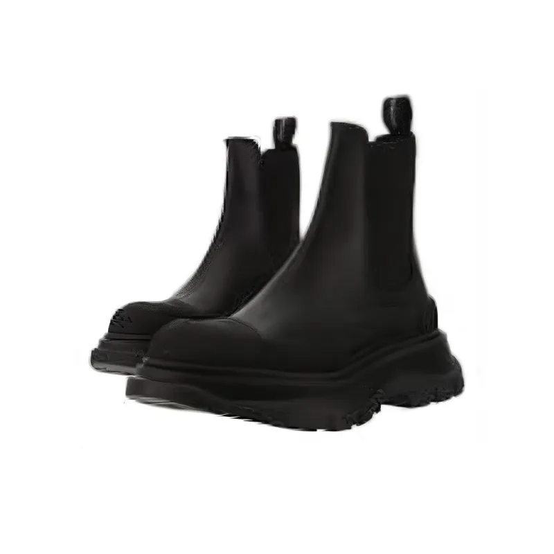 Alexander McQueen Chelsea Tread Ankle Boot Black Women's-4