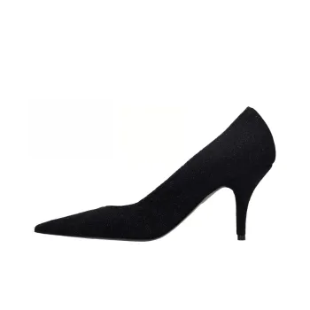 Balenciaga Slim Heel High Heels 8.5cm Women's Black