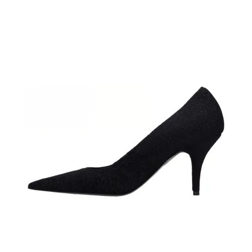Balenciaga Slim Heel High Heels 8.5cm Women's Black
