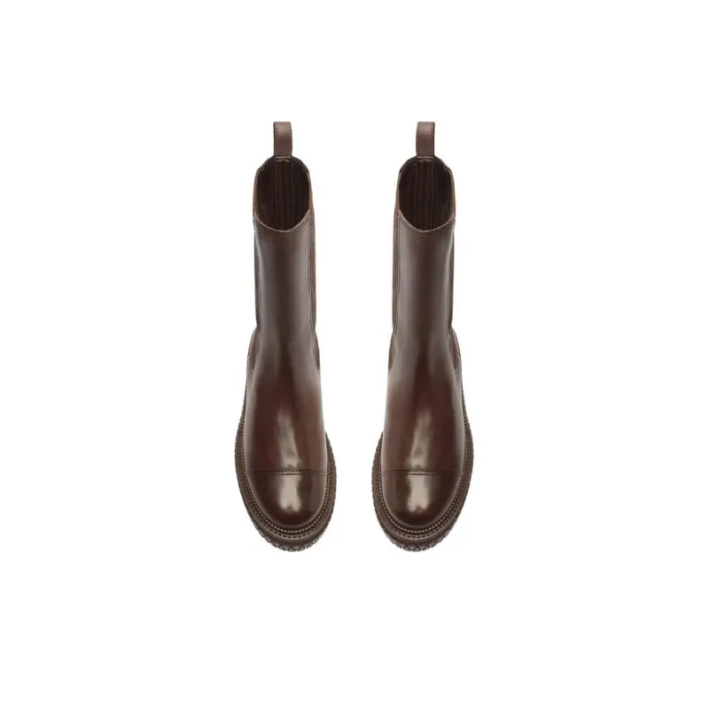Schutz Chelsea Boots 5cm Women's Brown-4