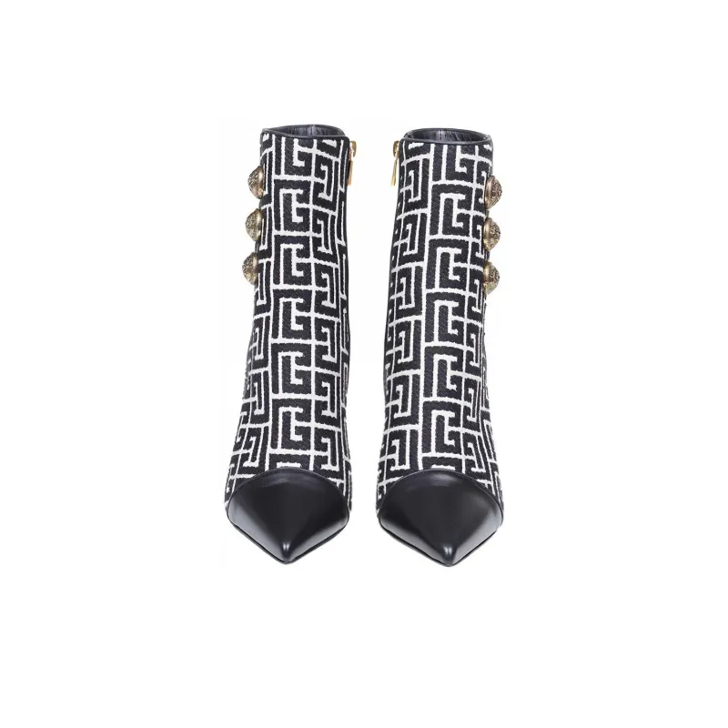 BALMAIN Roni 110mm Ankle Boots-3
