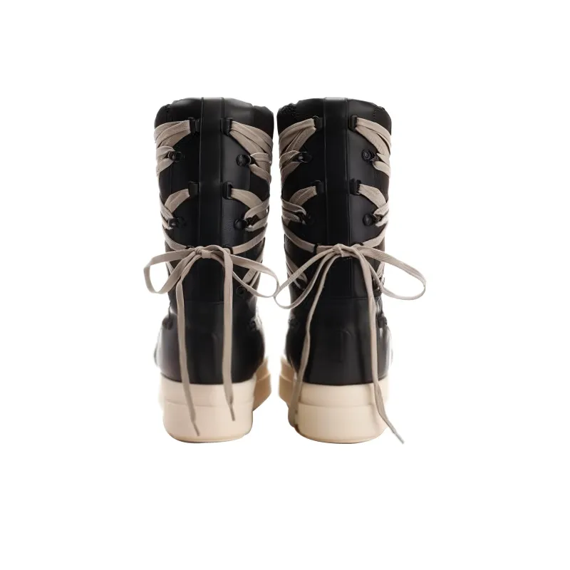 Moncler + Rick Owens Bigrocks Padded Boots-4