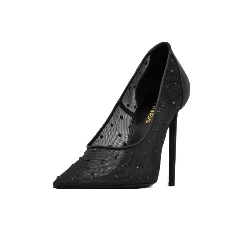 SAINT LAURENT Anja Pointed Toe Pumps-2