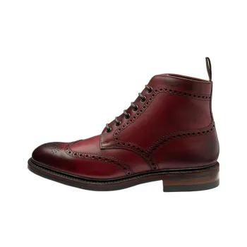 LOAKE Ankle Boots Men Red