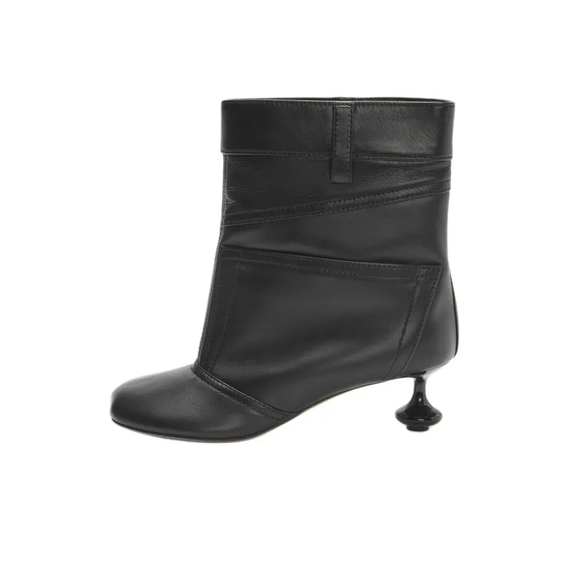 LOEWE Toy Ankle Boots 4.5cm Women's Black-0