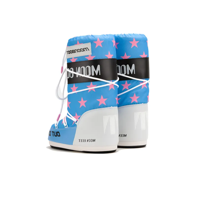 Moon Boot Icon Retrobiker Star print Boots-2