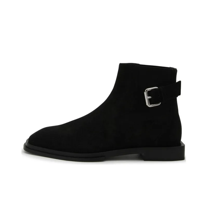 Alexander McQueen Pointed Toe Ankle Boots-0
