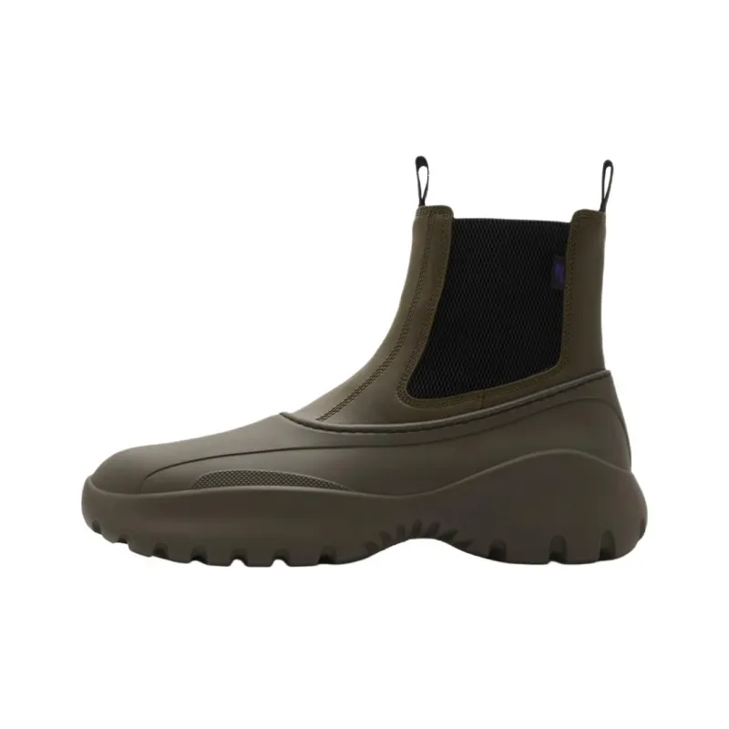 Burberry Scoot Short Chelsea Boots Men's Umber-0