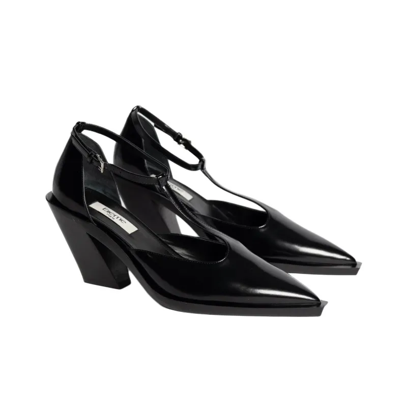 Elleme Eclair T High Heels 8cm Women's Black-2