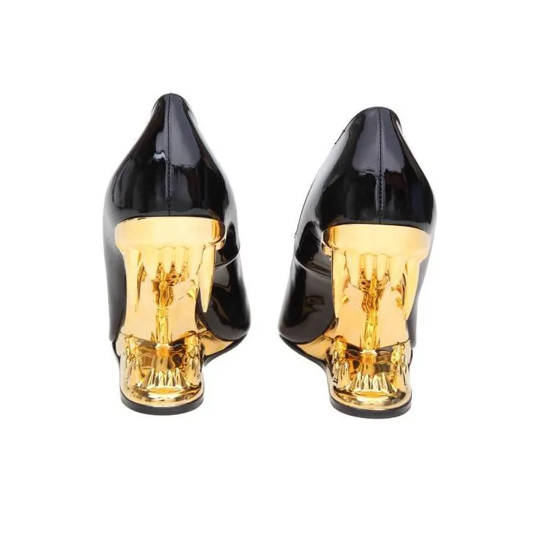 GCDS Morso 105mm Leather Pumps-3