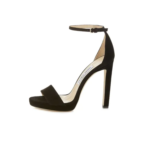 Jimmy Relatable Slim Heel High Heels 12cm Women's Black