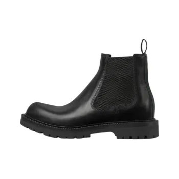 GUCCI Short Chelsea Boots Men's Black